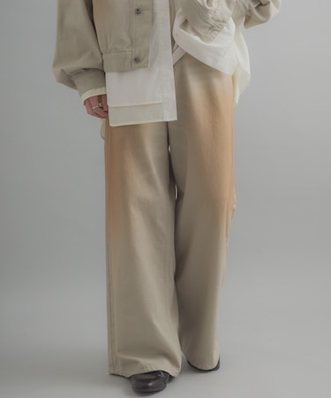 『一部WEB限定カラー』ヴィンテージライクデニムワイドパンツ