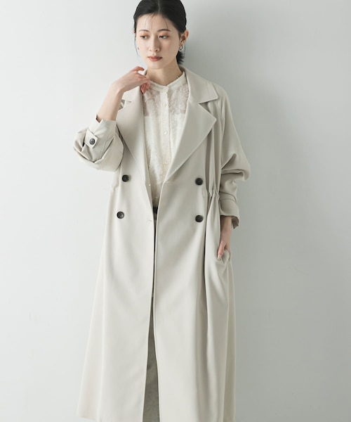 アーバンリサーチ ドロストトレンチコート KHK.GLAY 24SS アーバンリサーチ ドロストトレンチコート KHK.GLAY 24SS アーバン