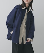 『WEB限定』フェイクレイヤードルーズシャツ