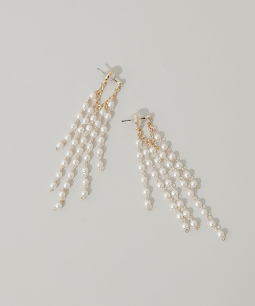 パールフリンジピアス