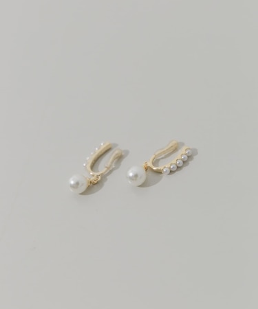 パールオメガイヤリング