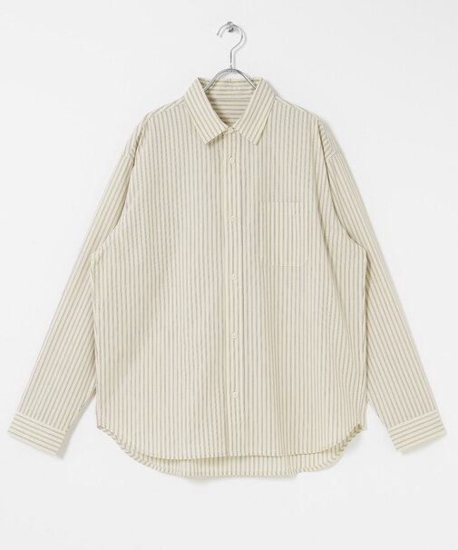ストライプレギュラーカラーシャツ