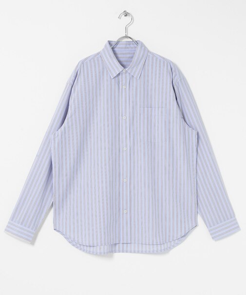 ストライプレギュラーカラーシャツ