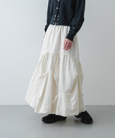 タックバルーンスカート