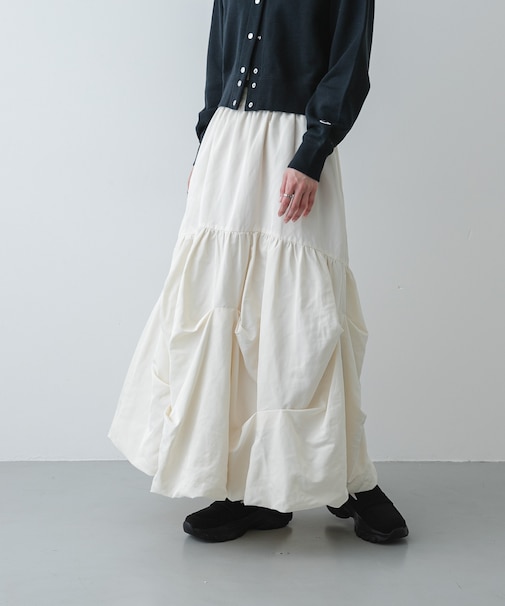 タックバルーンスカート