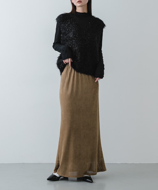 FSパンチングナロースカート