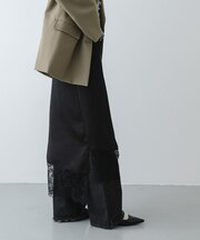 アシメレースヘムスカート