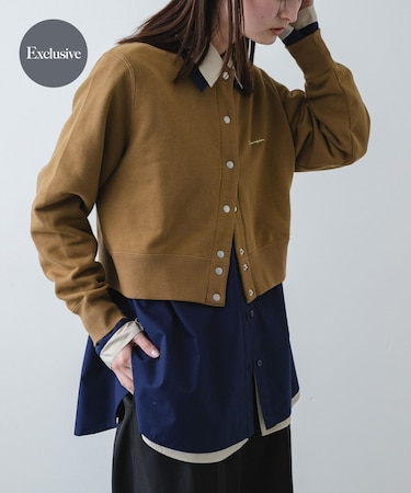 『別注』CHAMPION×SENSE OF PLACE　スウェットカーディガン