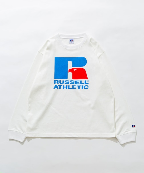 『別注』RUSSELL ATHLETIC×SonnyLabel　プリントヘビージャージーロングTシャツ