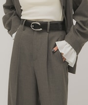 バックルデザインレザーベルト