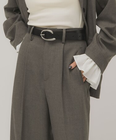 バックルデザインレザーベルト