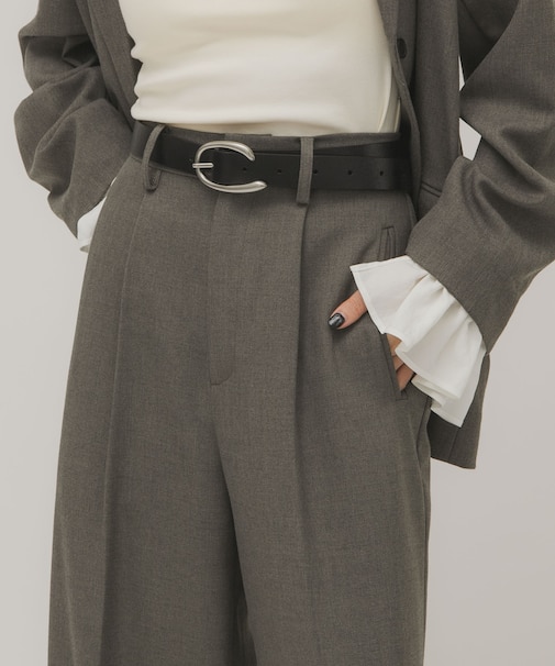 バックルデザインレザーベルト