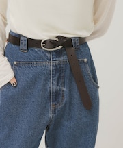 バックルデザインレザーベルト