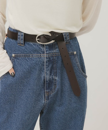 バックルデザインレザーベルト