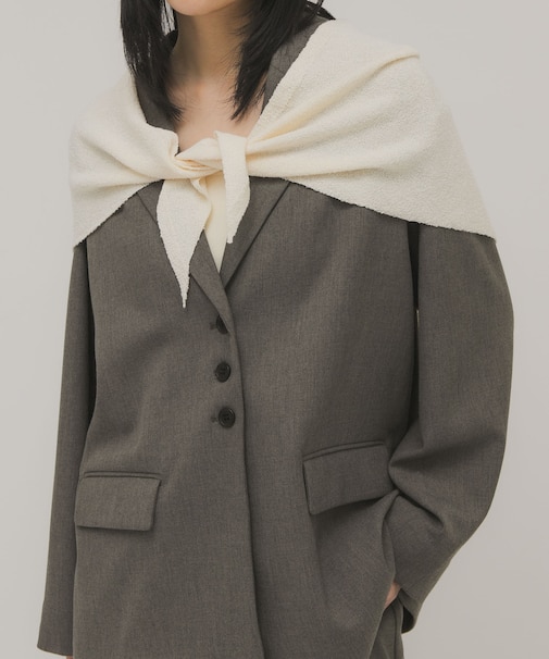 ミニブークレトライアングルスカーフ