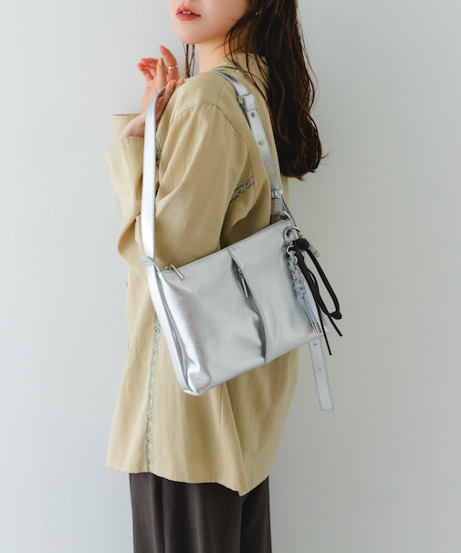 BEAURE　カウレザー3WAYショルダーバッグ