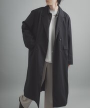 ダブルブレストロングコート