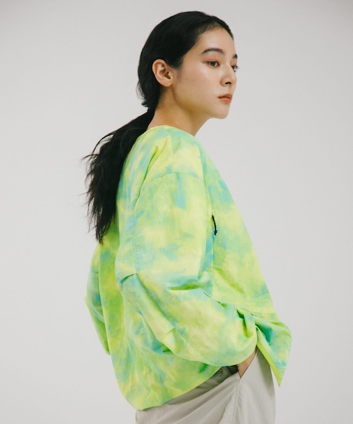 『UR TECH』ナイロンタッサ－ZIP カーディガン