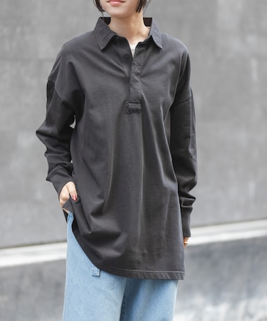 FORK&SPOON　ガーメントダイビッグラガーシャツ