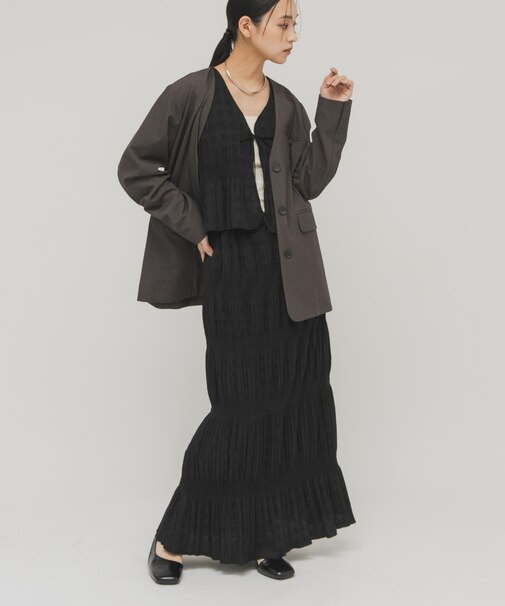 マジョリカプリーツベストSETスカート