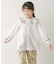 『150サイズあり』フリルカラー刺繍ブラウス(KIDS)