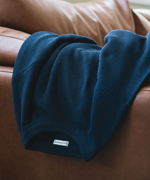 DRY MIX カノコ ロングスリーブクルーネックニット