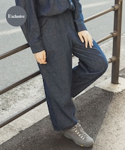 『別注』Wrangler×EKAL　デニムリラックスバギーパンツ
