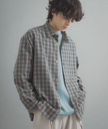 『イージーケア』カラールーズシャツ