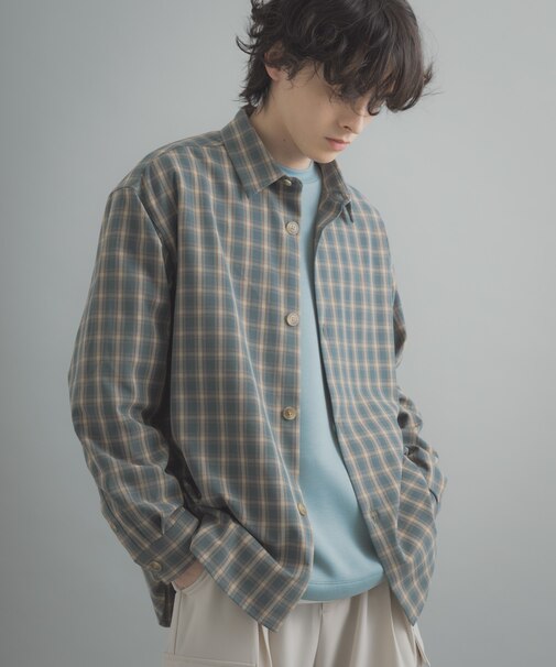 『イージーケア』カラールーズシャツ