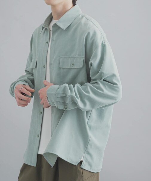 F／Sダブルポケットロングスリーブシャツ