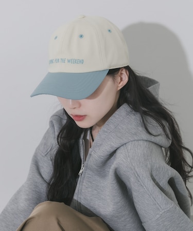 weekendバイカラーキャップ