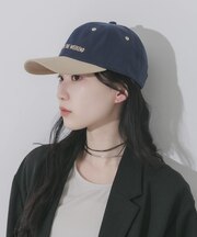 weekendバイカラーキャップ