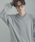 ライトカットメルトンVネックプルオーバー