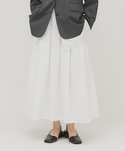 ボリュームミディスカート