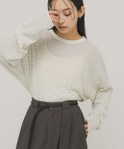 シアーボーダールーズニット