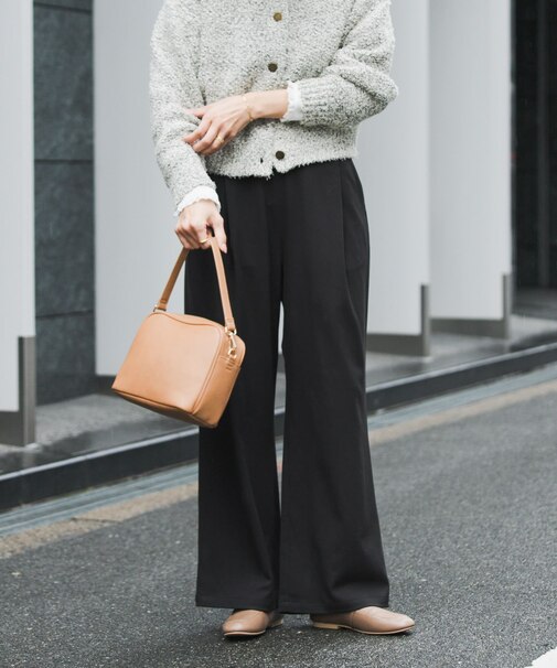 『UR TECH』完声フロントタックイージーパンツ