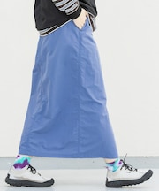 『UR TECH』ナイロンタッサ－ラップ風スカート