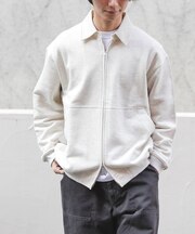 FORK&SPOON　ジップスウェットカーディガン