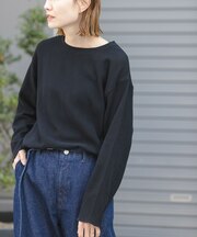 FORK&SPOON　メッシュロングスリーブプルオーバー