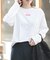 FORK&SPOON　フロッキープリントロングスリーブTシャツ