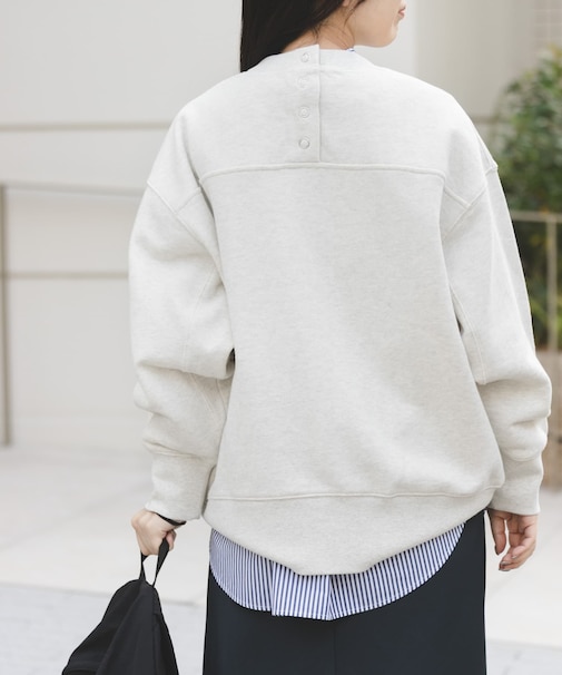 FORK&SPOON　バックボタンスウェット