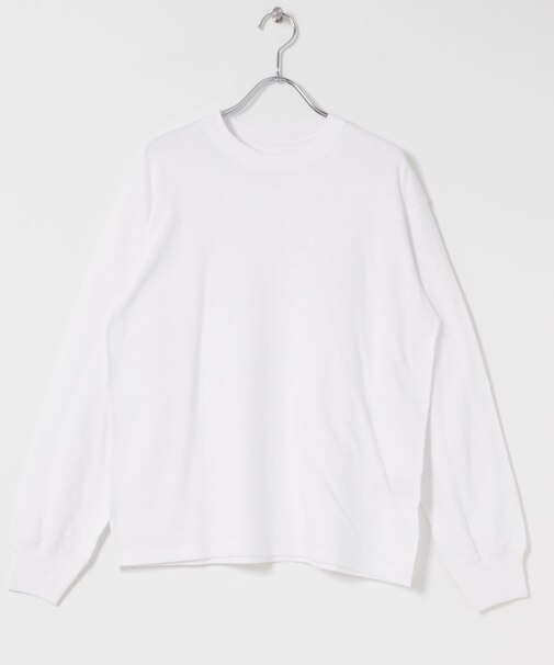 FORK&SPOON　リサイクルコットンロングスリーブTシャツ