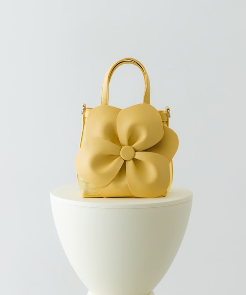 フラワーモチーフシアーバッグ