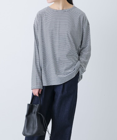 ハイツイストボーダーカットソー