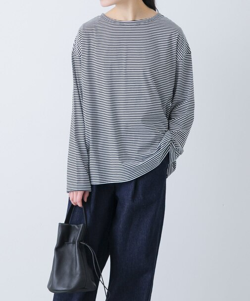 ハイツイストボーダーカットソー