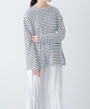 ハイツイストボーダーカットソー