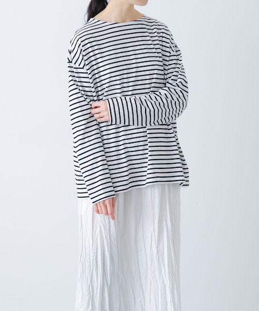 ハイツイストボーダーカットソー