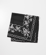 ASAUCE MELER　テープエンブロイダリーバンダナスカーフ