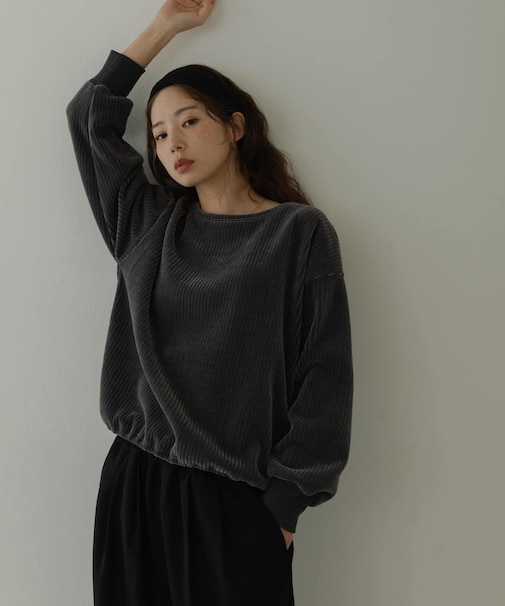 モールコーデュロイドロストプルオーバー