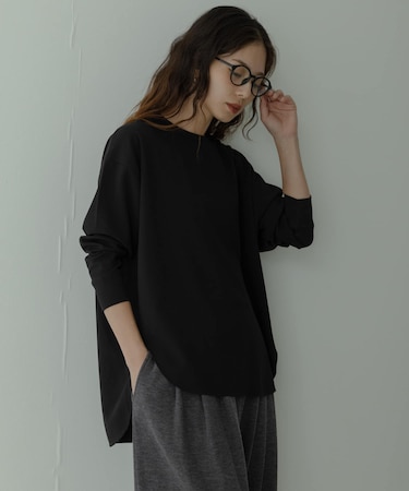 カットジョーゼットプルオーバー